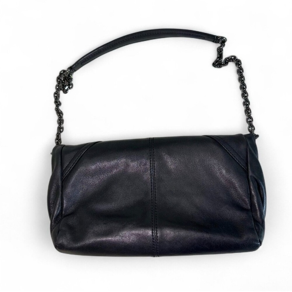 Authentic MCM Women's Black Leather Shoulder Bag - Like New - Picture 4 of 14